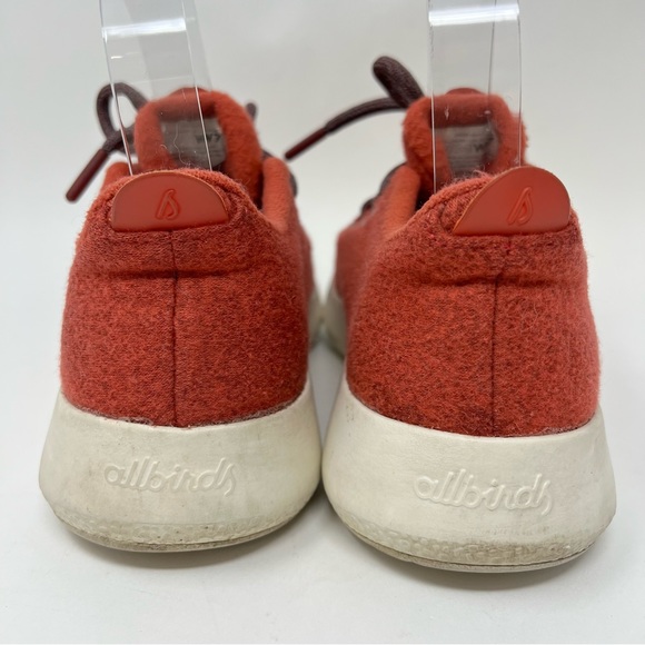 Allbirds Wool Runners Lychee Reddish/Orange Sneakers - Picture 5 of 8